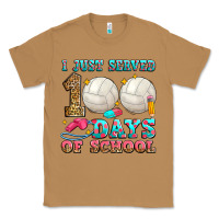 Toasted Coconut i just served 100 days of school volleyball Classic Tee - Zillion Design Studio