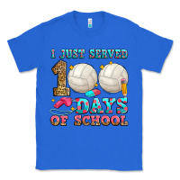 True Royal i just served 100 days of school volleyball Classic Tee - Zillion Design Studio