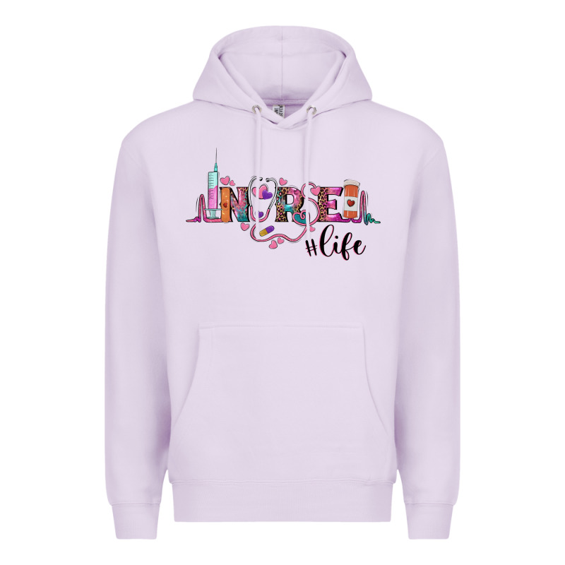 Nurse Life Premium Hoodie by BarkalooDesign | Teevron