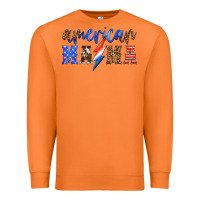 Carrot american mama thunderbolt Premium Sweatshirt - HRA Design Shop