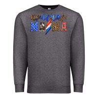 Charcoal Heather american mama thunderbolt Premium Sweatshirt - HRA Design Shop