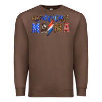 Chestnut american mama thunderbolt Premium Sweatshirt - HRA Design Shop
