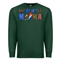 Sports Green american mama thunderbolt Premium Sweatshirt - HRA Design Shop
