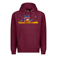 Burgundy bad and boozy Premium Hoodie - AdoDesignShop