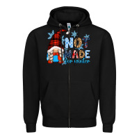 Black not made for winter with gnome Zipper Hoodie - Zillion Design Studio