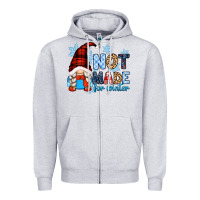 Not Made For Winter With Gnome Zipper Hoodie | Teevron