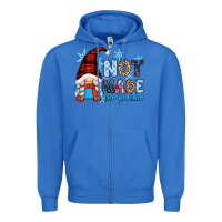 True Royal not made for winter with gnome Zipper Hoodie - Zillion Design Studio