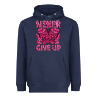 Navy never give up cancer Heavyweight Hoodie - texasbilliewilder