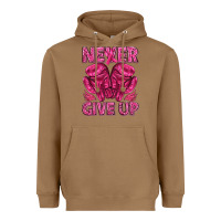 Toasted Coconut never give up cancer Heavyweight Hoodie - texasbilliewilder