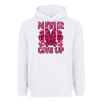 White never give up cancer Heavyweight Hoodie - texasbilliewilder