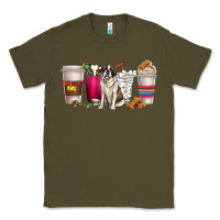 Army Green st. bernard dog coffee cups Classic Tee - texasbilliewilder