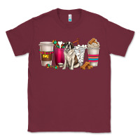Burgundy st. bernard dog coffee cups Classic Tee - texasbilliewilder