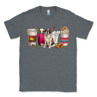 Charcoal Heather st. bernard dog coffee cups Classic Tee - texasbilliewilder