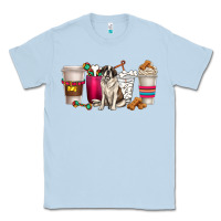 Dusty Blue st. bernard dog coffee cups Classic Tee - texasbilliewilder