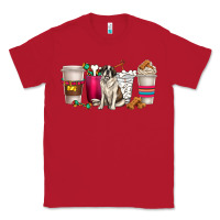 Red st. bernard dog coffee cups Classic Tee - texasbilliewilder