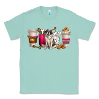 Seafoam st. bernard dog coffee cups Classic Tee - texasbilliewilder