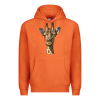 Carrot giraffe head Premium Hoodie - LillyAllenDesigns