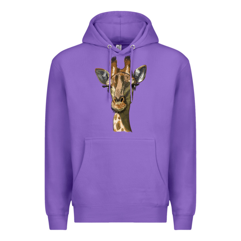 Giraffe Head Premium Hoodie by LillyAllenDesigns | Teevron