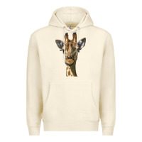 Sandshell giraffe head Premium Hoodie - LillyAllenDesigns