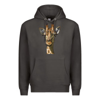 Smoke giraffe head Premium Hoodie - LillyAllenDesigns