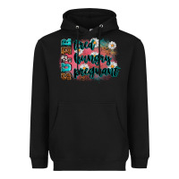 Black super tired super hungry super pregnant Heavyweight Hoodie - Zillion Design Studio