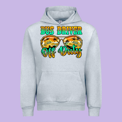 Bus Driver Off Duty Urban Hoodie Designed By Jasminsmagicworld