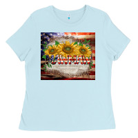 Baby Blue patriotic mawmaw tumbler Ladies Tee - BarkalooDesign