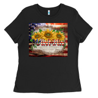 Black patriotic mawmaw tumbler Ladies Tee - BarkalooDesign