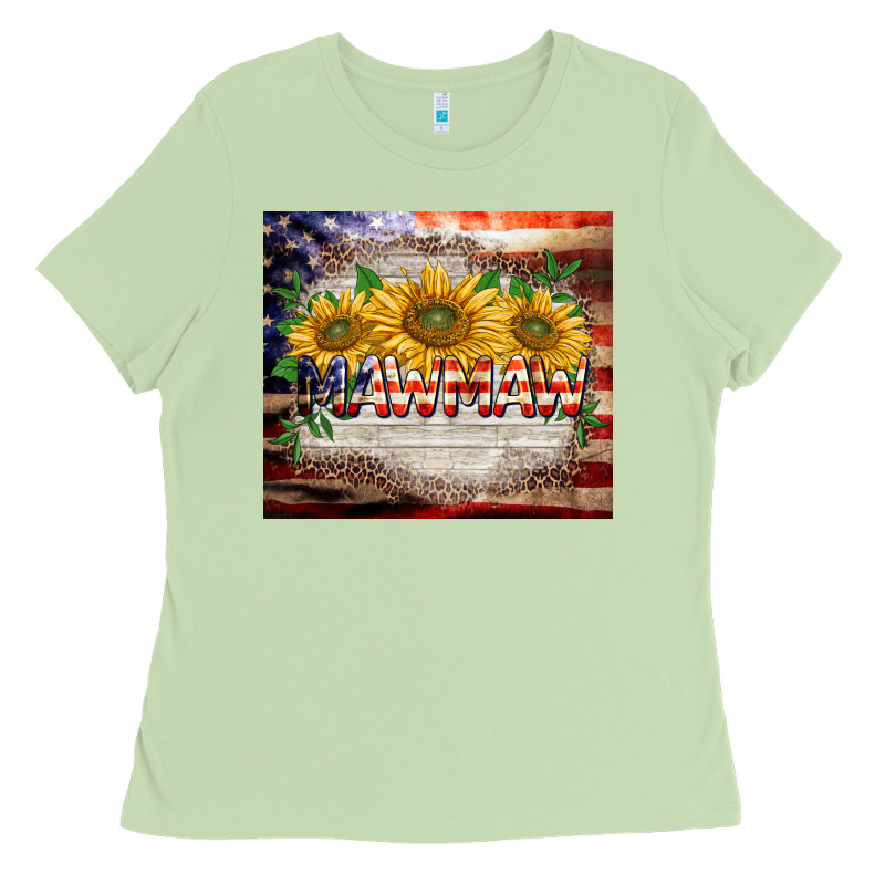 Patriotic Mawmaw Tumbler Ladies Tee by BarkalooDesign | Teevron