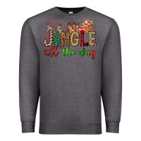 Charcoal Heather jingle all the way Premium Sweatshirt - FaDigitalArtStudio
