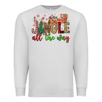 Dove Grey jingle all the way Premium Sweatshirt - FaDigitalArtStudio