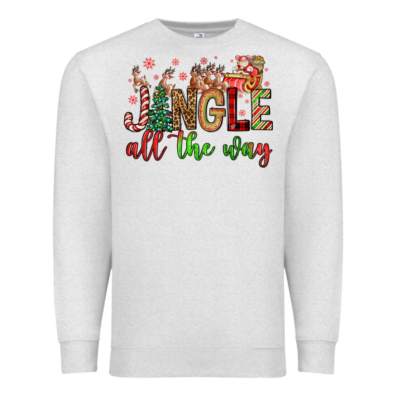 Jingle All The Way Premium Sweatshirt by FaDigitalArtStudio | Teevron