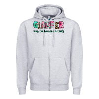 Glamper Way Too Boujee For Tents Zipper Hoodie | Teevron