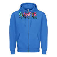 True Royal glamper way too boujee for tents Zipper Hoodie - RanaPortraitStore