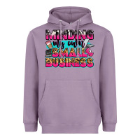 Lavender minding my own small business Heavyweight Hoodie - Zillion Design Studio