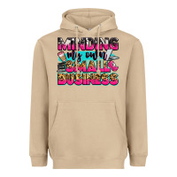 Mushroom minding my own small business Heavyweight Hoodie - Zillion Design Studio