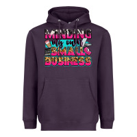 Plum minding my own small business Heavyweight Hoodie - Zillion Design Studio