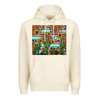 Tofu western cactus and sunflowers Premium Hoodie - Jasminsmagicworld