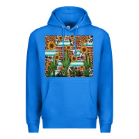 True Royal western cactus and sunflowers Premium Hoodie - Jasminsmagicworld