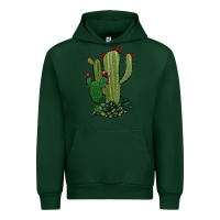 Forest Green cactus Urban Hoodie - Jasminsmagicworld