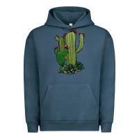 Pigment Midnight Navy cactus Urban Hoodie - Jasminsmagicworld