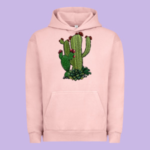 Cactus Urban Hoodie Designed By Jasminsmagicworld