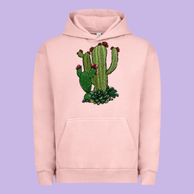 Cactus Urban Hoodie Designed By Jasminsmagicworld