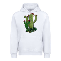 White cactus Urban Hoodie - Jasminsmagicworld