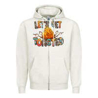 Let's Get Toasted Zipper Hoodie | Teevron