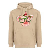 Mushroom pig christmas Heavyweight Hoodie - RanaPortraitStore