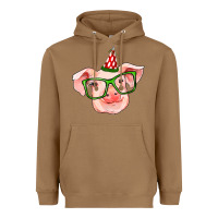 Toasted Coconut pig christmas Heavyweight Hoodie - RanaPortraitStore