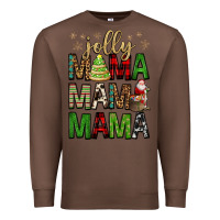 Chestnut jolly mama mama mama Premium Sweatshirt - FaDigitalArtStudio