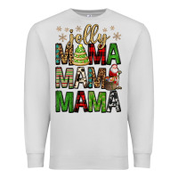 Dove Grey jolly mama mama mama Premium Sweatshirt - FaDigitalArtStudio