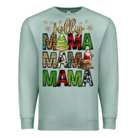 Seafoam jolly mama mama mama Premium Sweatshirt - FaDigitalArtStudio